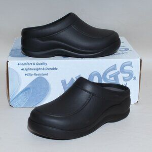 Womens Klogs Footwear Malibu Size 6 Wide Black Non Slip Work Shoes Slip On Clogs
